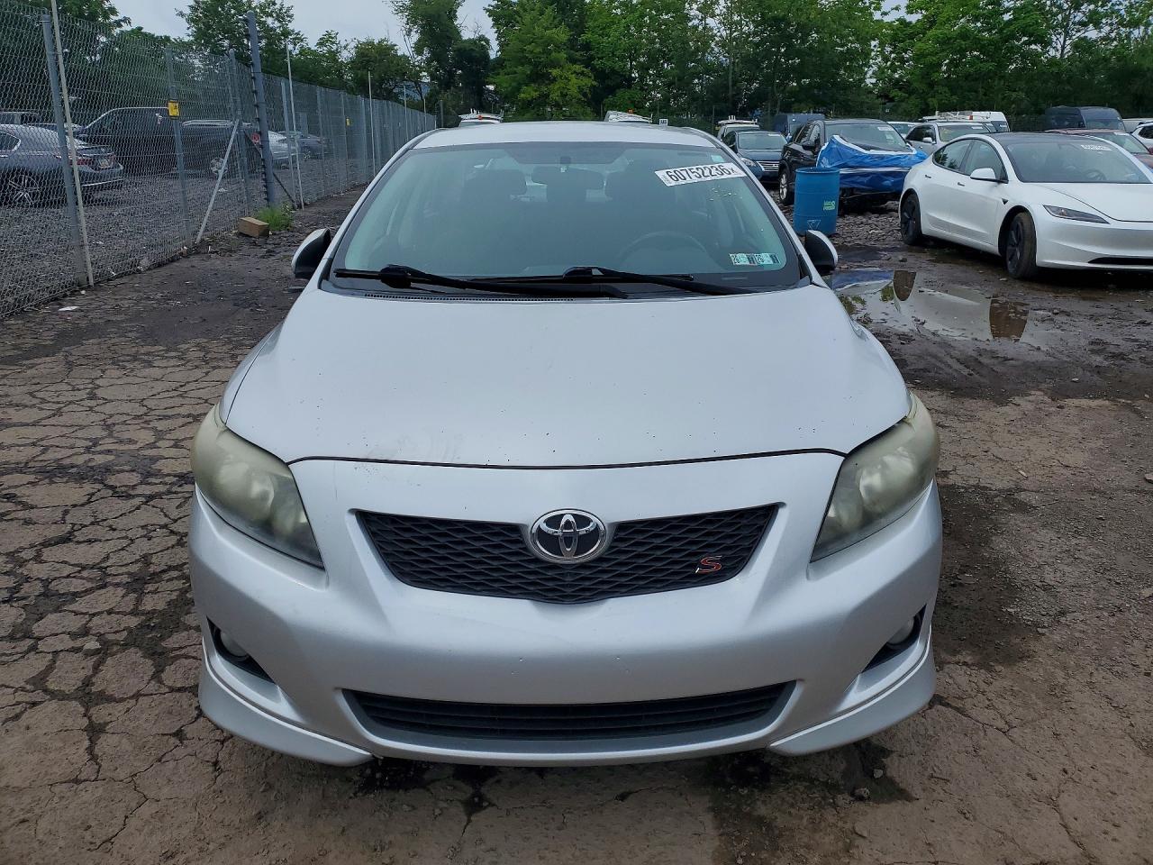 2010 Toyota Corolla S Silver vin: 1NXBU4EE2AZ229424
