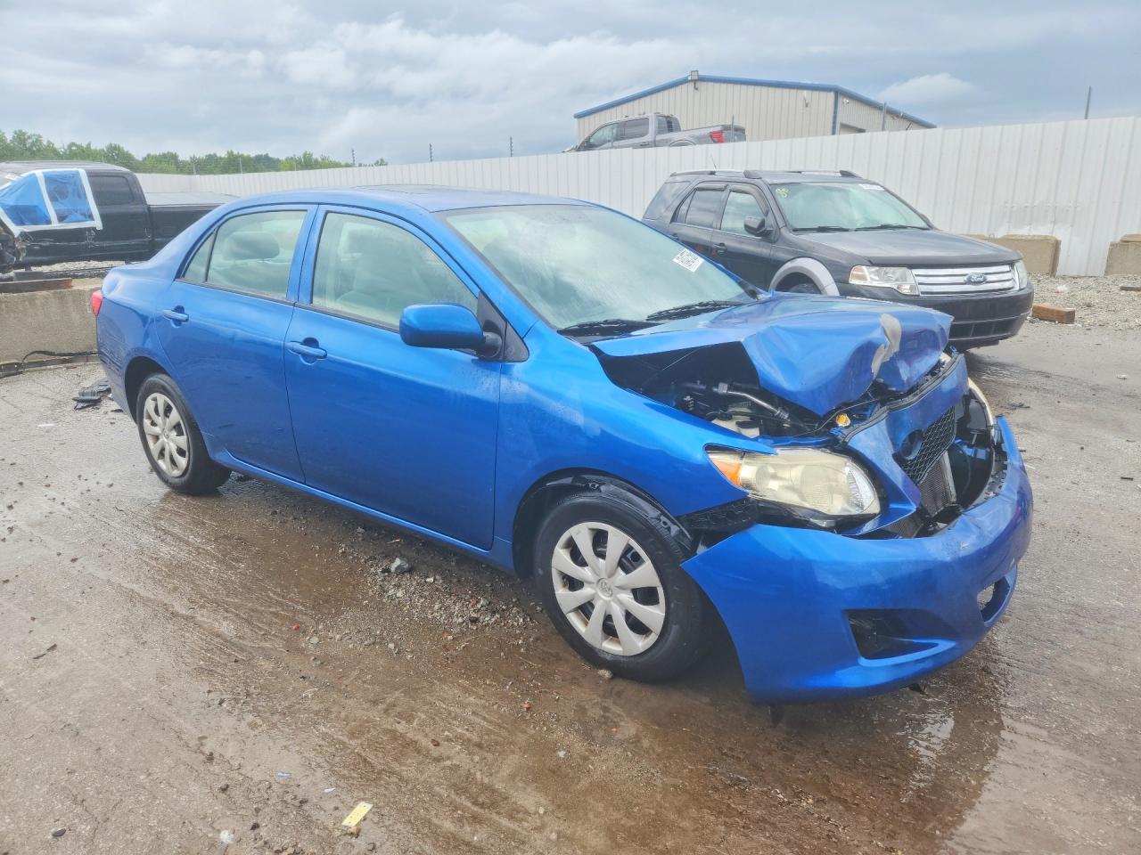 2010 Toyota Corolla Le Blue vin: 1NXBU4EE2AZ239774