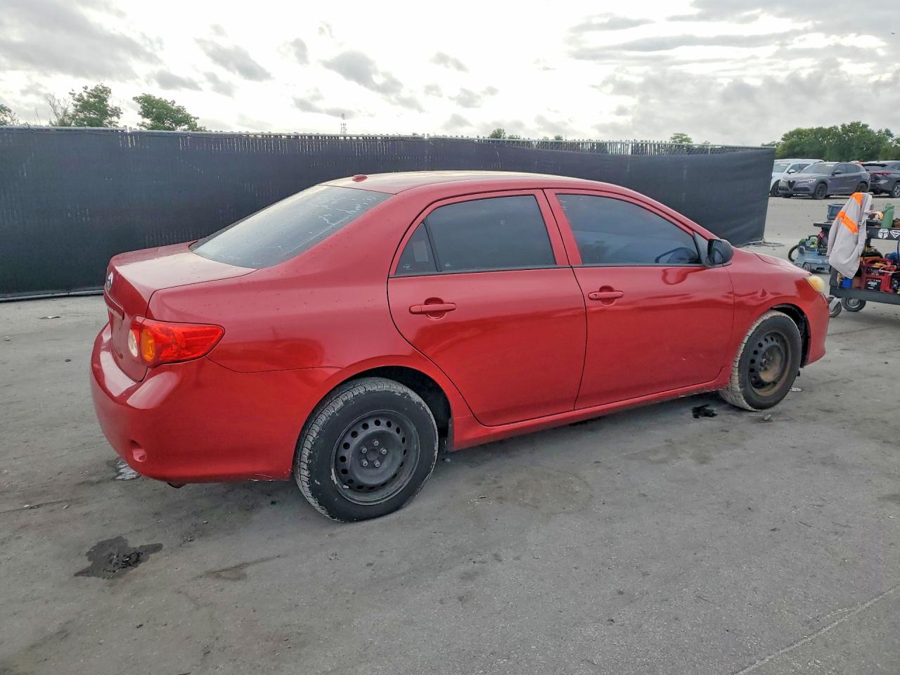 2010 Toyota Corolla Base Red vin: 1NXBU4EE2AZ241816