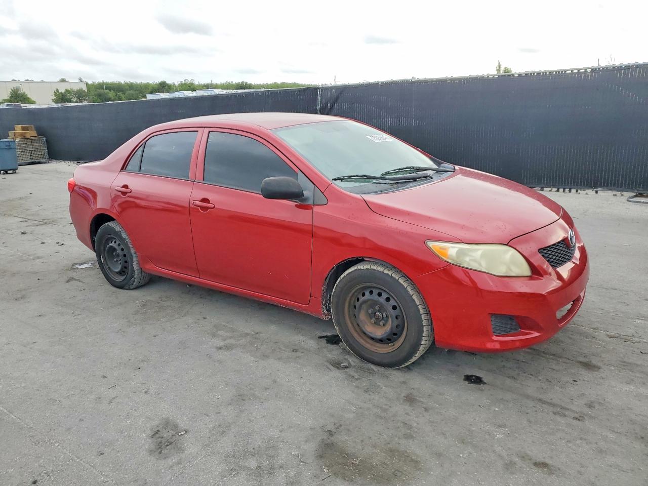 2010 Toyota Corolla Base Red vin: 1NXBU4EE2AZ241816