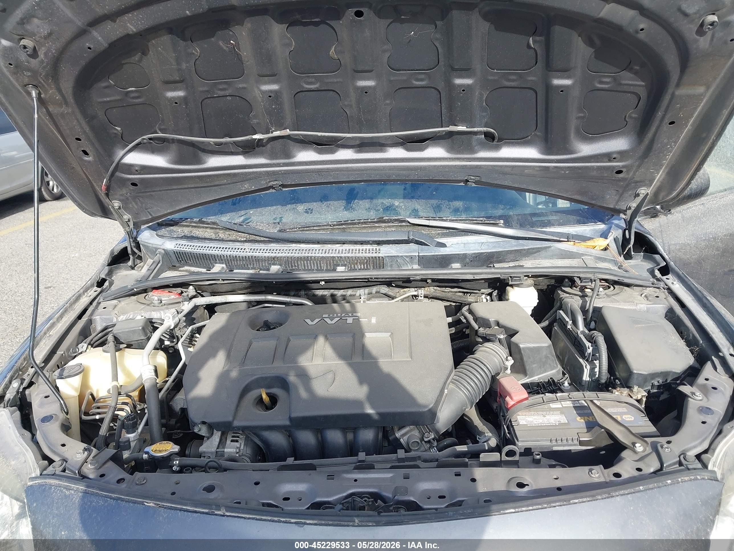 2010 Toyota Corolla S Gray vin: 1NXBU4EE2AZ259748