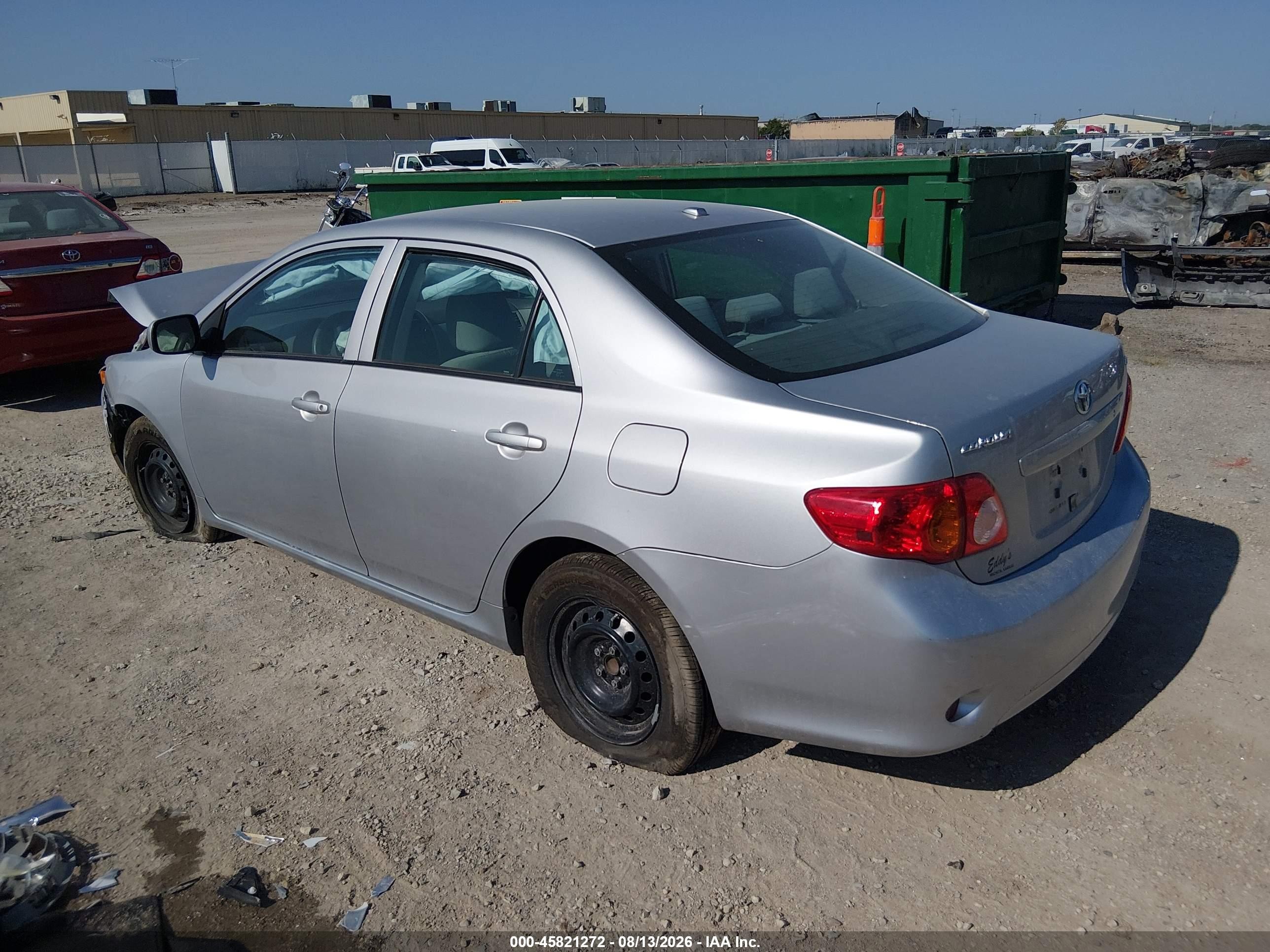 2010 Toyota Corolla Le Silver vin: 1NXBU4EE2AZ262469