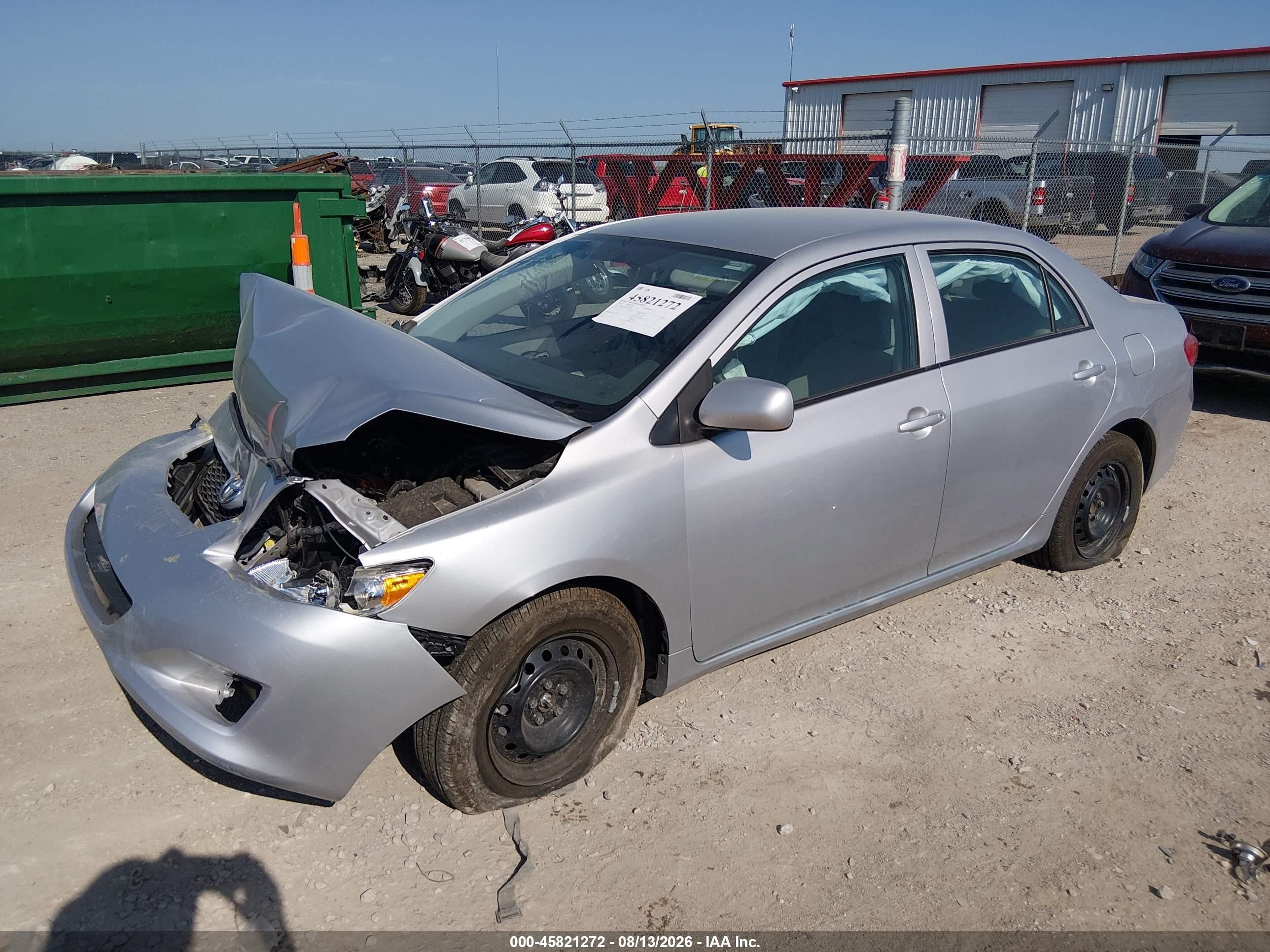 2010 Toyota Corolla Le Silver vin: 1NXBU4EE2AZ262469