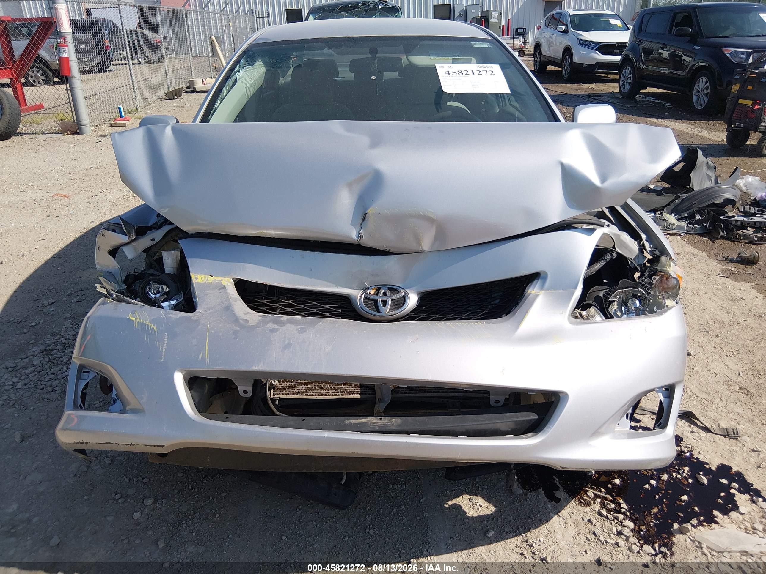 2010 Toyota Corolla Le Silver vin: 1NXBU4EE2AZ262469