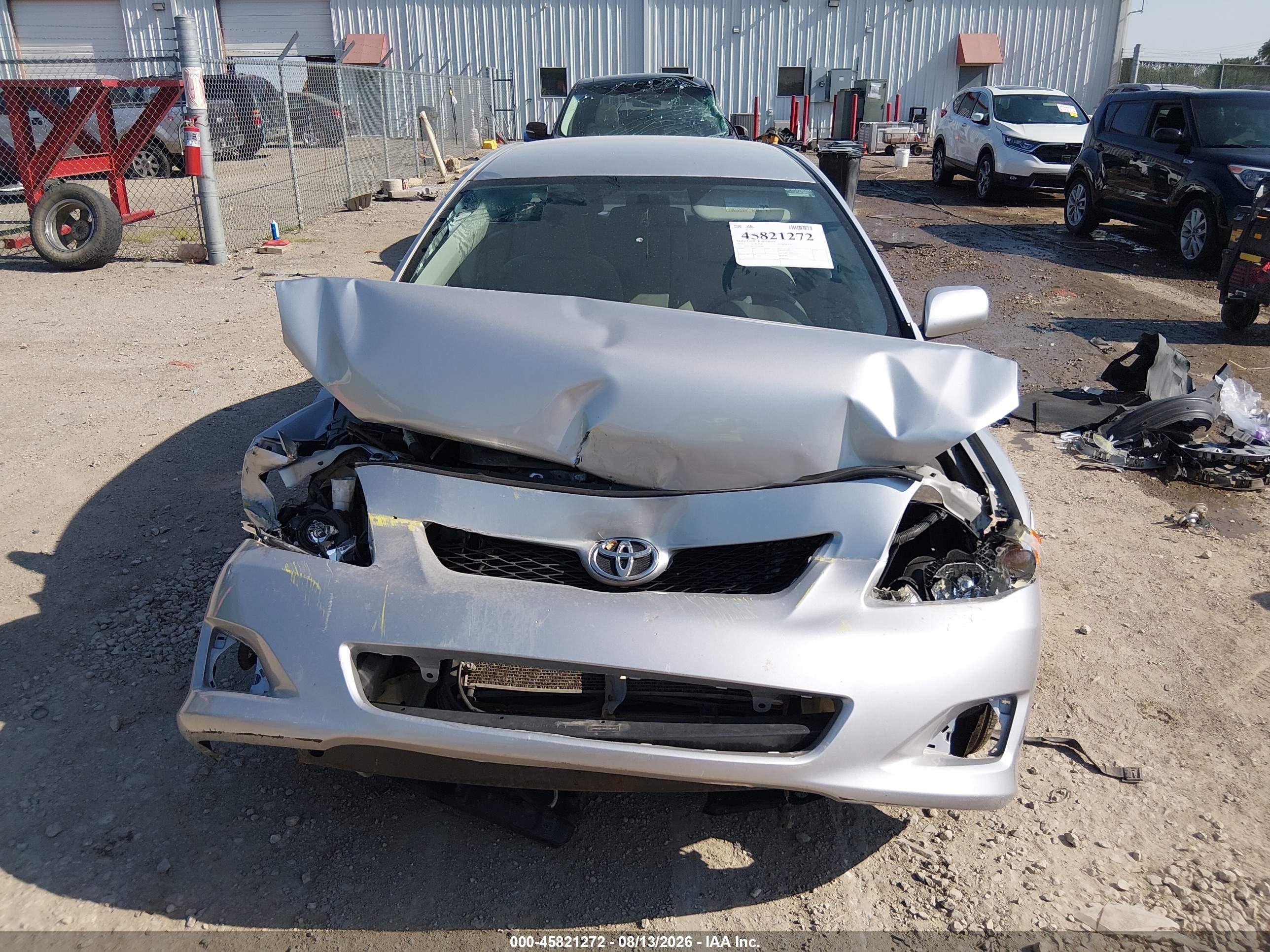 2010 Toyota Corolla Le Silver vin: 1NXBU4EE2AZ262469