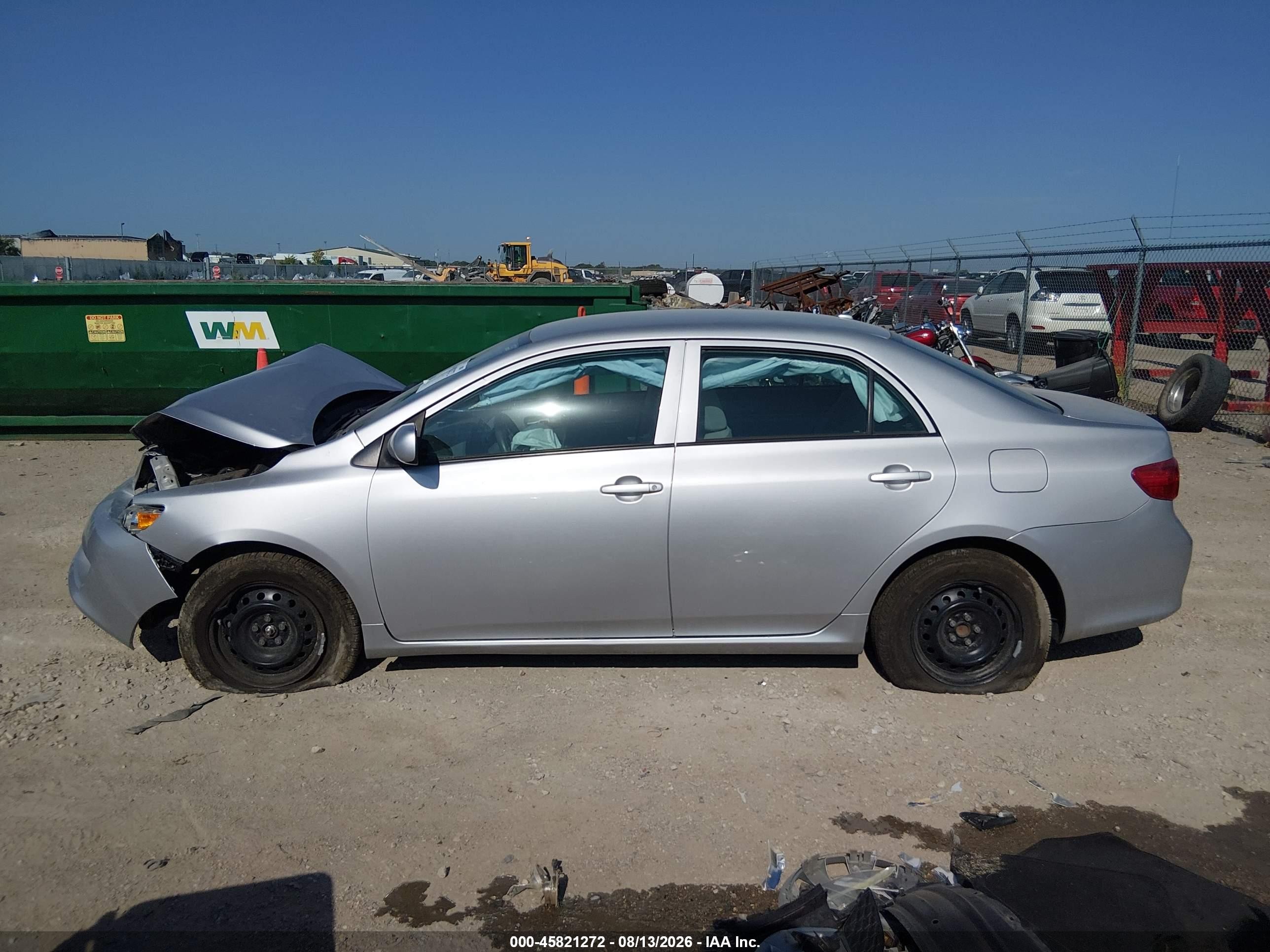 2010 Toyota Corolla Le Silver vin: 1NXBU4EE2AZ262469