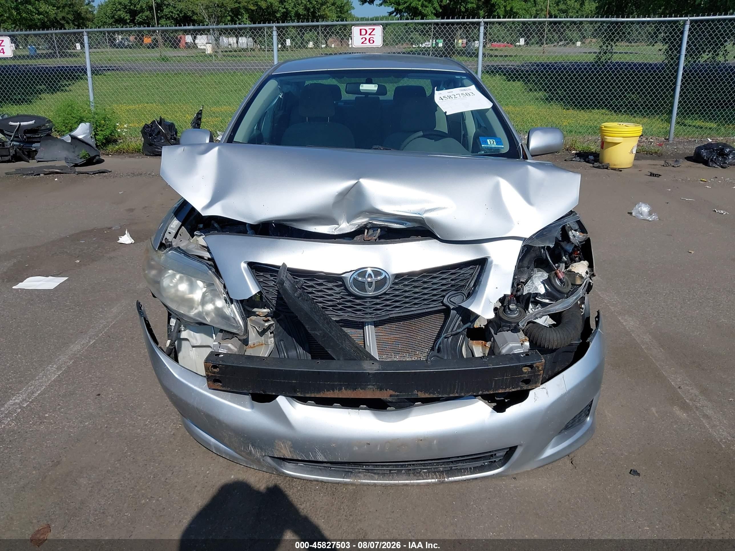 2010 Toyota Corolla Le Silver vin: 1NXBU4EE2AZ271821