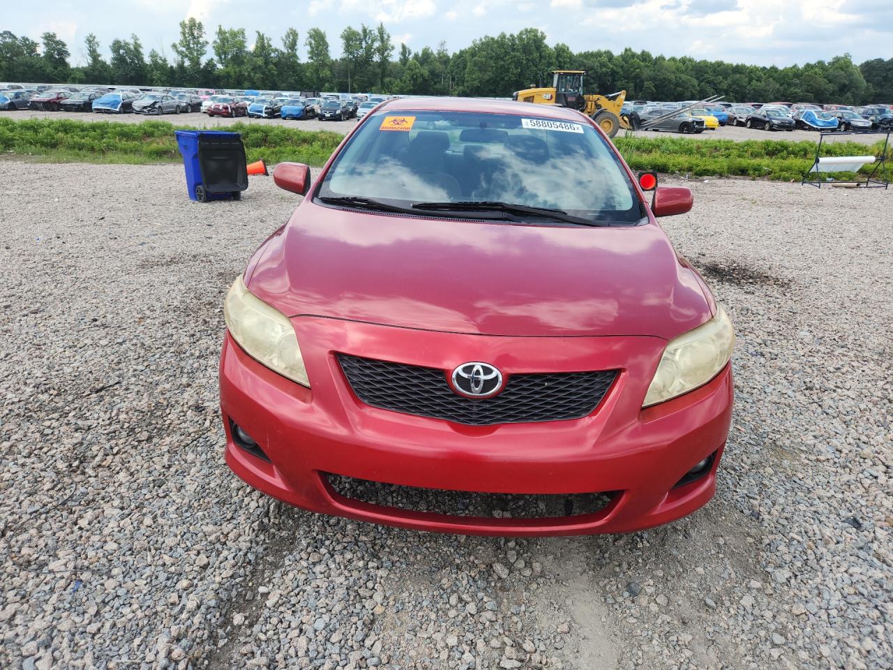 2010 Toyota Corolla Le Red vin: 1NXBU4EE2AZ272290