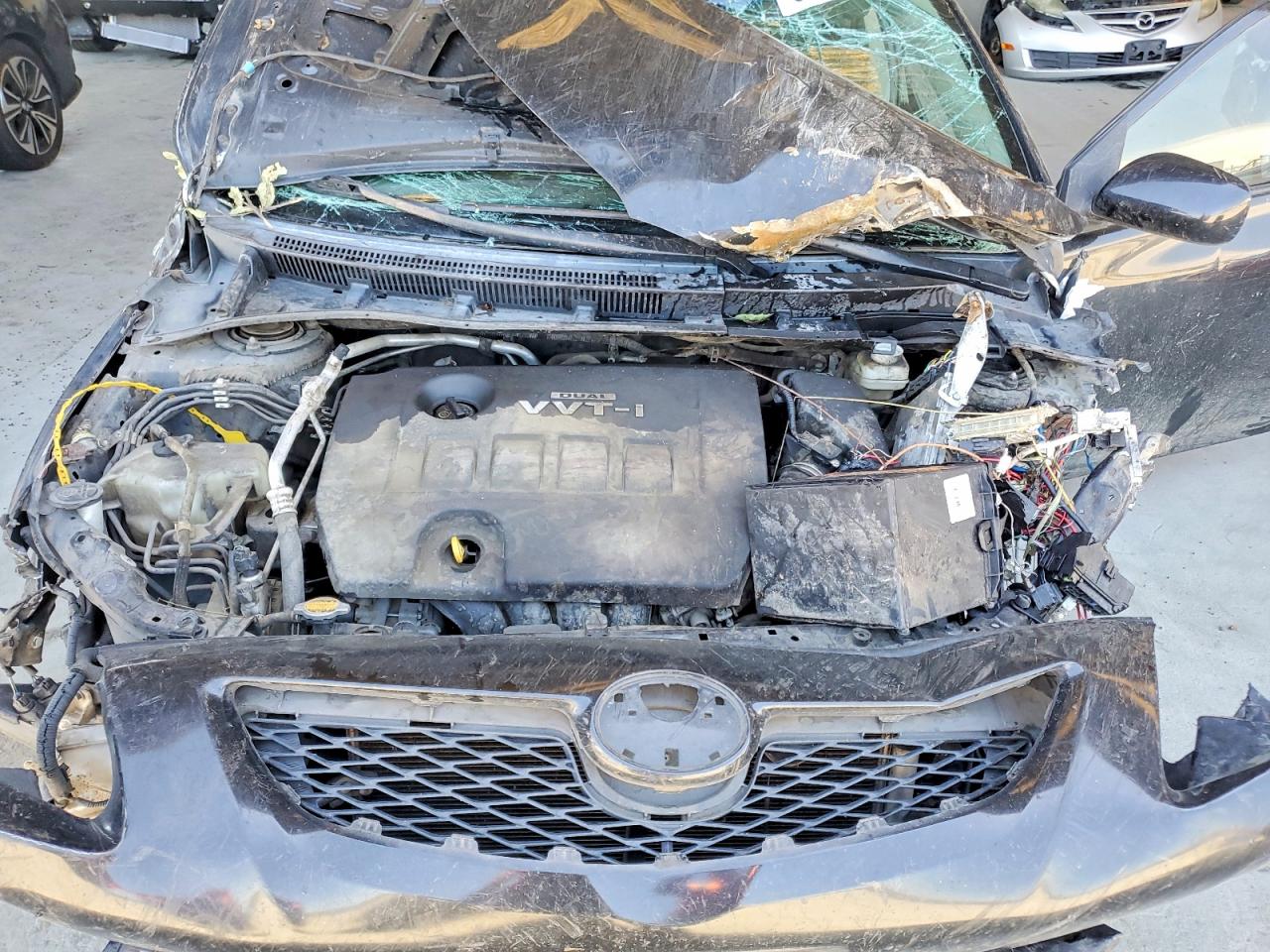 2010 Toyota Corolla Le Черный vin: 1NXBU4EE2AZ278123