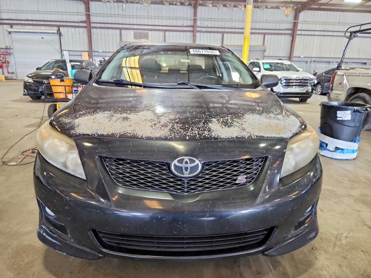 2010 Toyota Corolla S Black vin: 1NXBU4EE2AZ278848