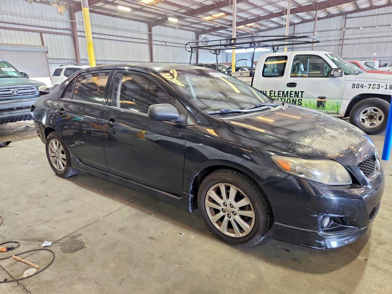 2010 Toyota Corolla S Black vin: 1NXBU4EE2AZ278848