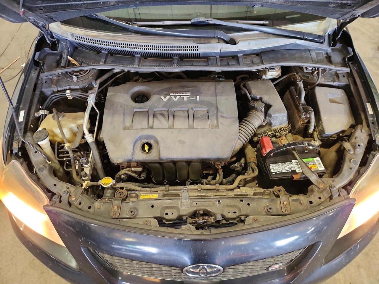2010 Toyota Corolla S Black vin: 1NXBU4EE2AZ278848