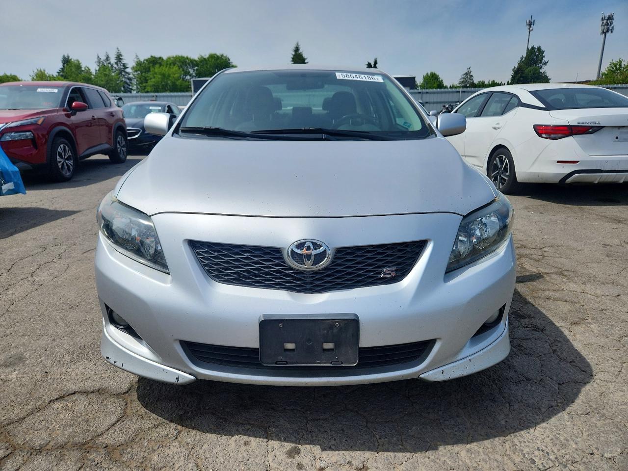 2010 Toyota Corolla S Silver vin: 1NXBU4EE2AZ292040