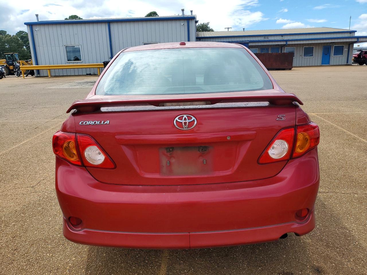 2010 Toyota Corolla S Red vin: 1NXBU4EE2AZ293852