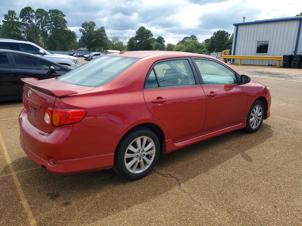2010 Toyota Corolla S Red vin: 1NXBU4EE2AZ293852