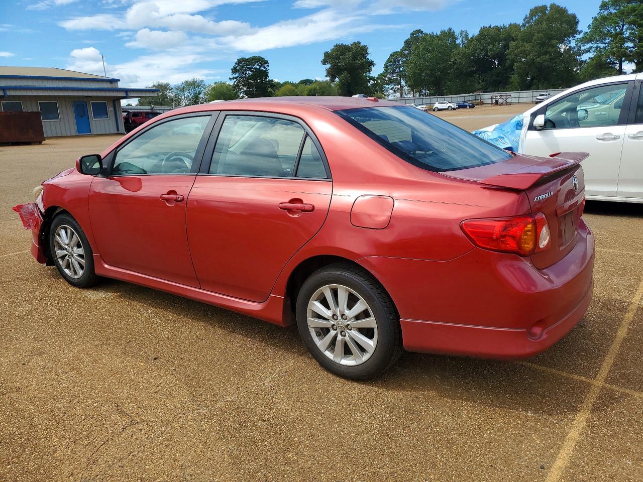 2010 Toyota Corolla S Red vin: 1NXBU4EE2AZ293852