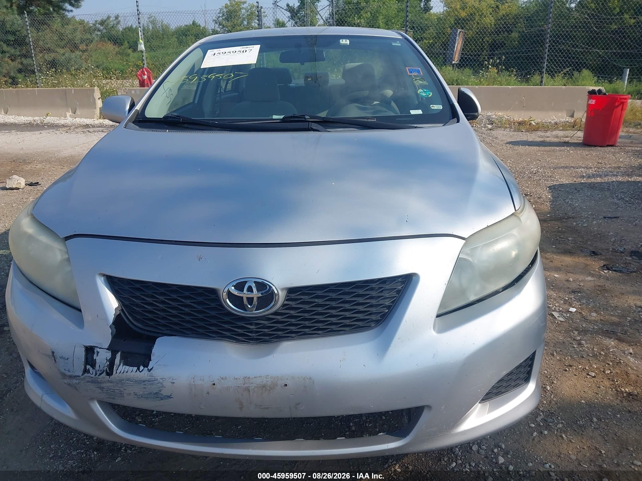 2010 Toyota Corolla Le Gray vin: 1NXBU4EE2AZ302548