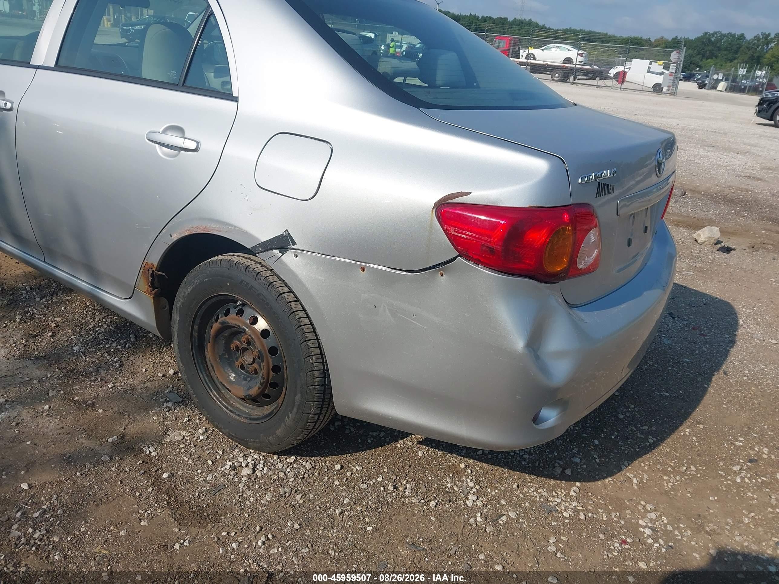 2010 Toyota Corolla Le Gray vin: 1NXBU4EE2AZ302548