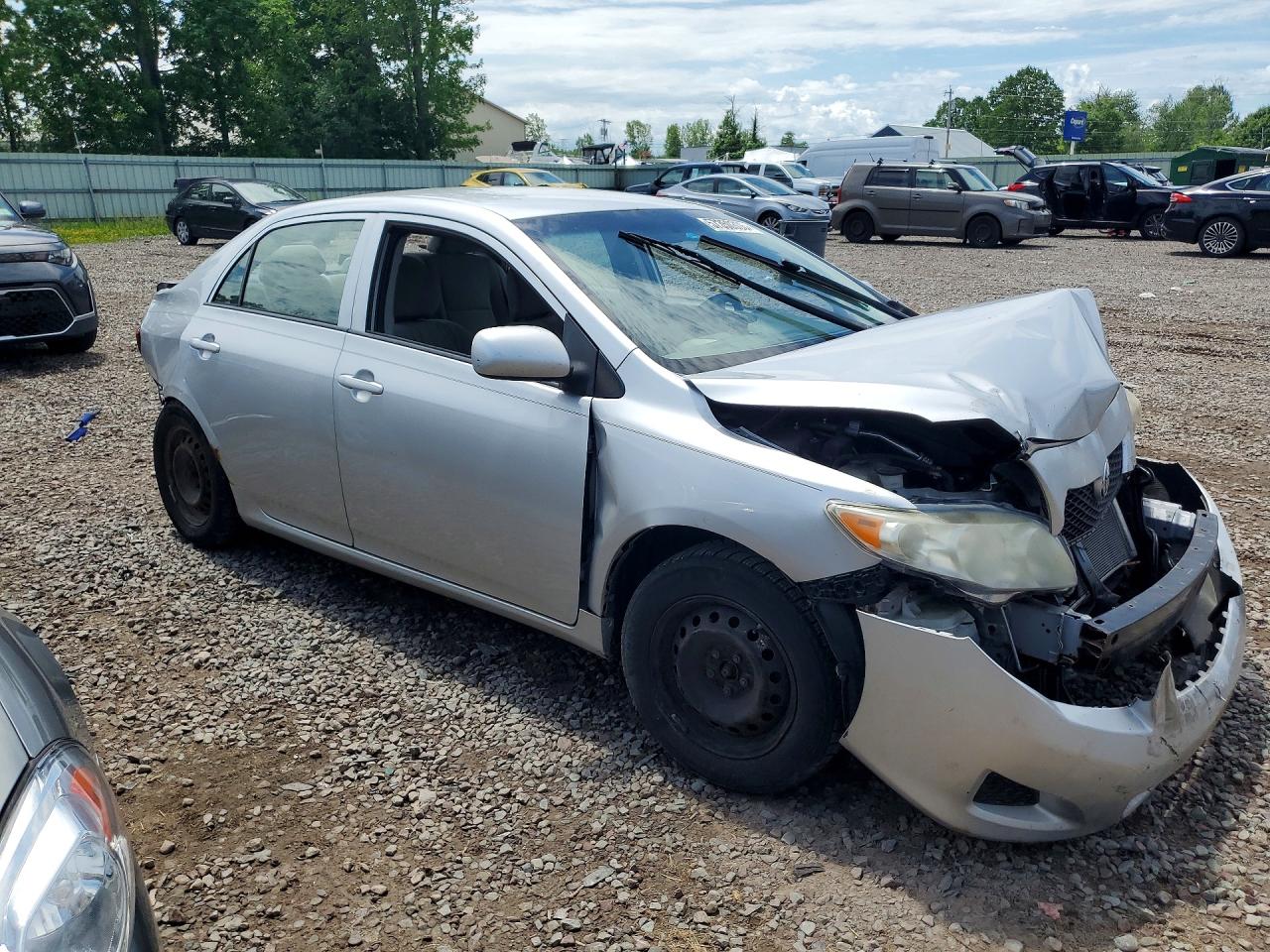 2010 Toyota Corolla Le Silver vin: 1NXBU4EE2AZ303716