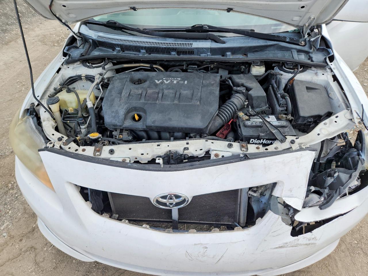 2010 Toyota Corolla S White vin: 1NXBU4EE2AZ305563