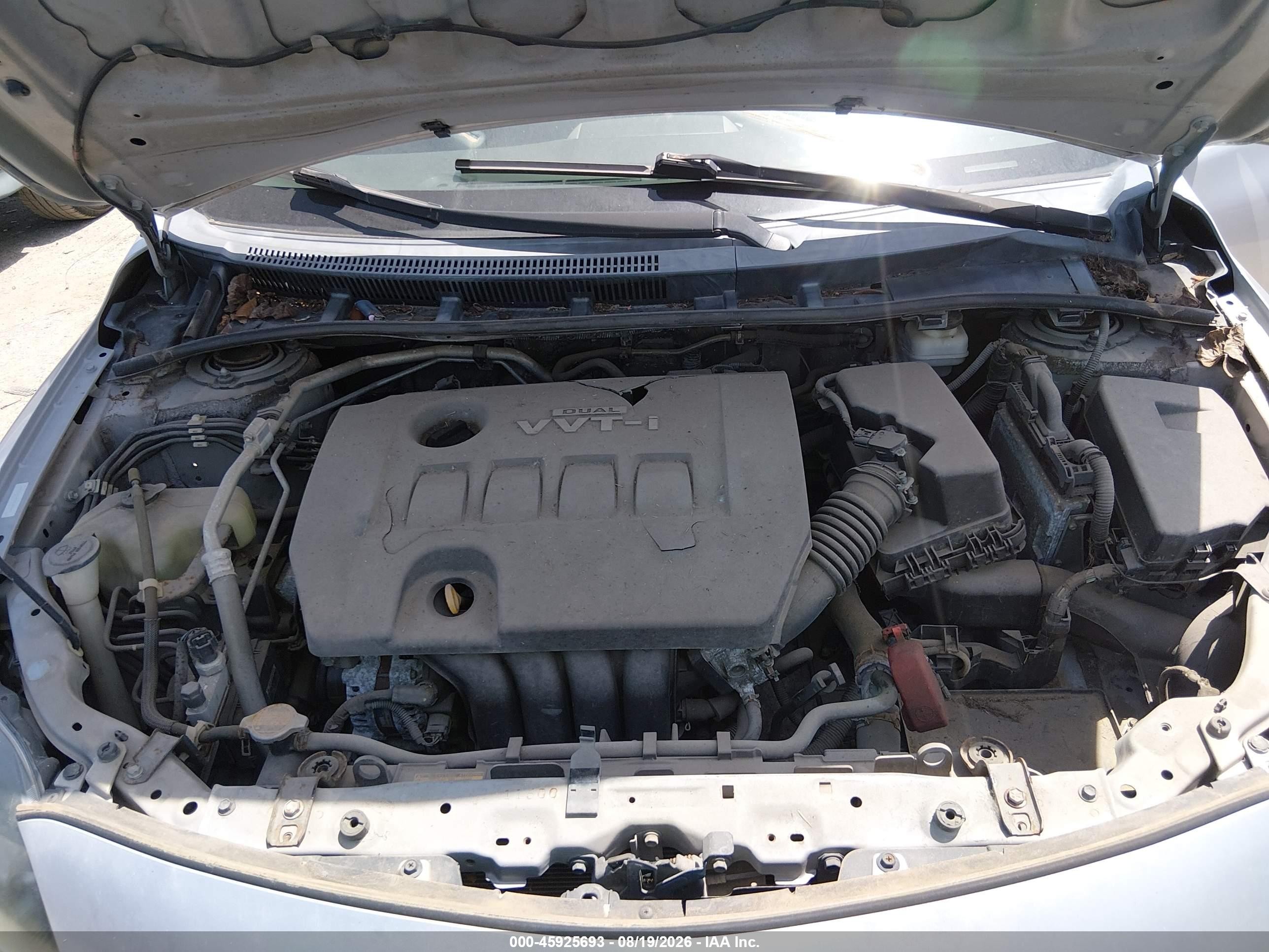 2010 Toyota Corolla S Silver vin: 1NXBU4EE2AZ312366