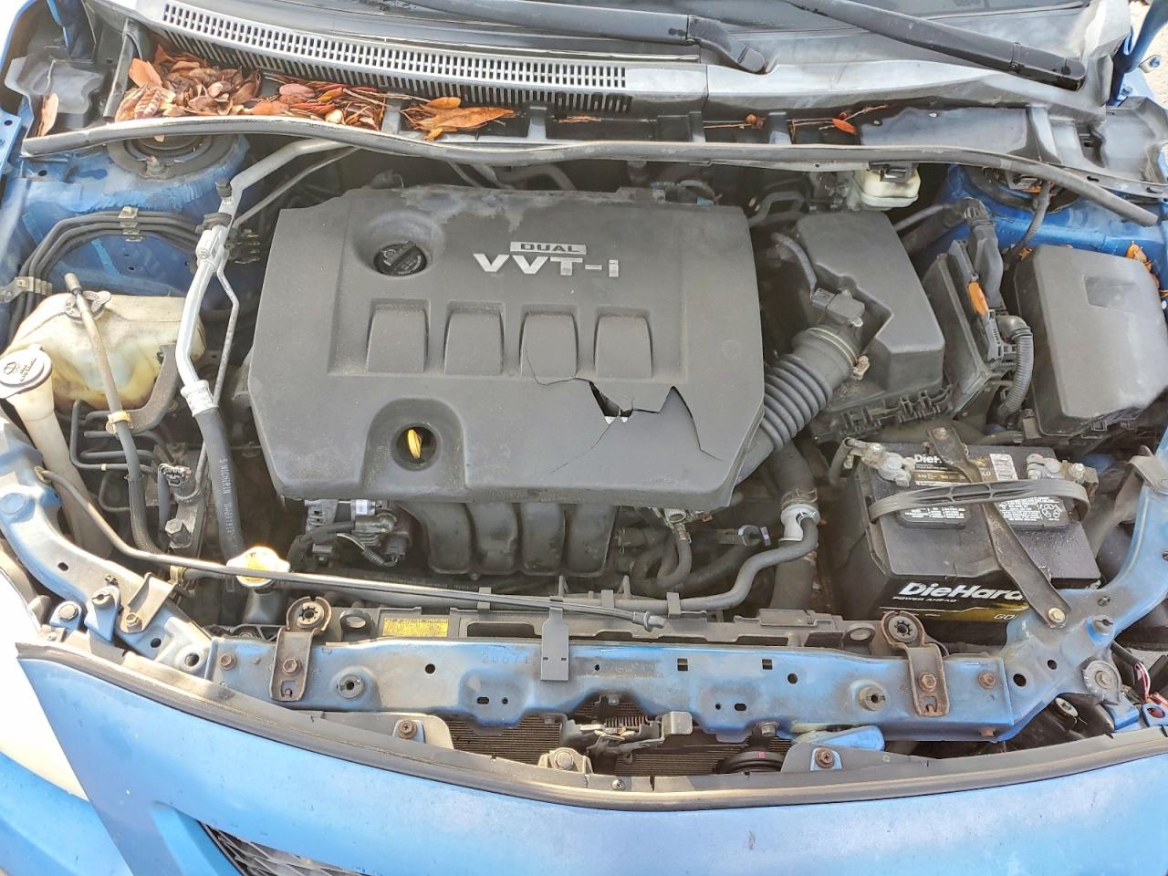 2010 Toyota Corolla Le Blue vin: 1NXBU4EE2AZ326221