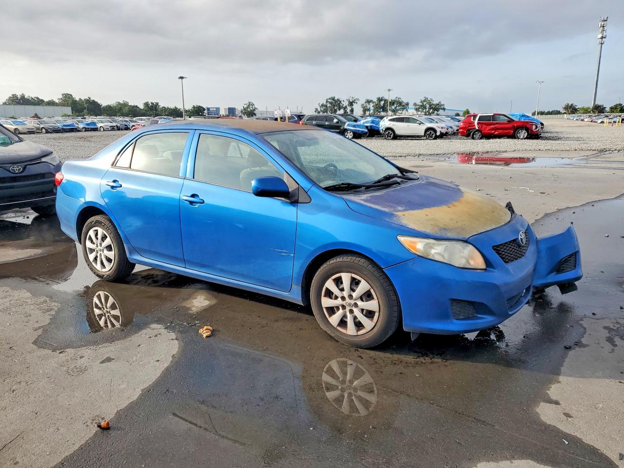 2010 Toyota Corolla Le Blue vin: 1NXBU4EE2AZ326221