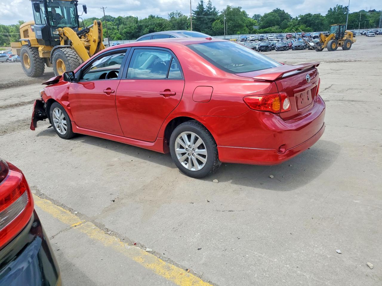 2010 Toyota Corolla S Red vin: 1NXBU4EE2AZ330138