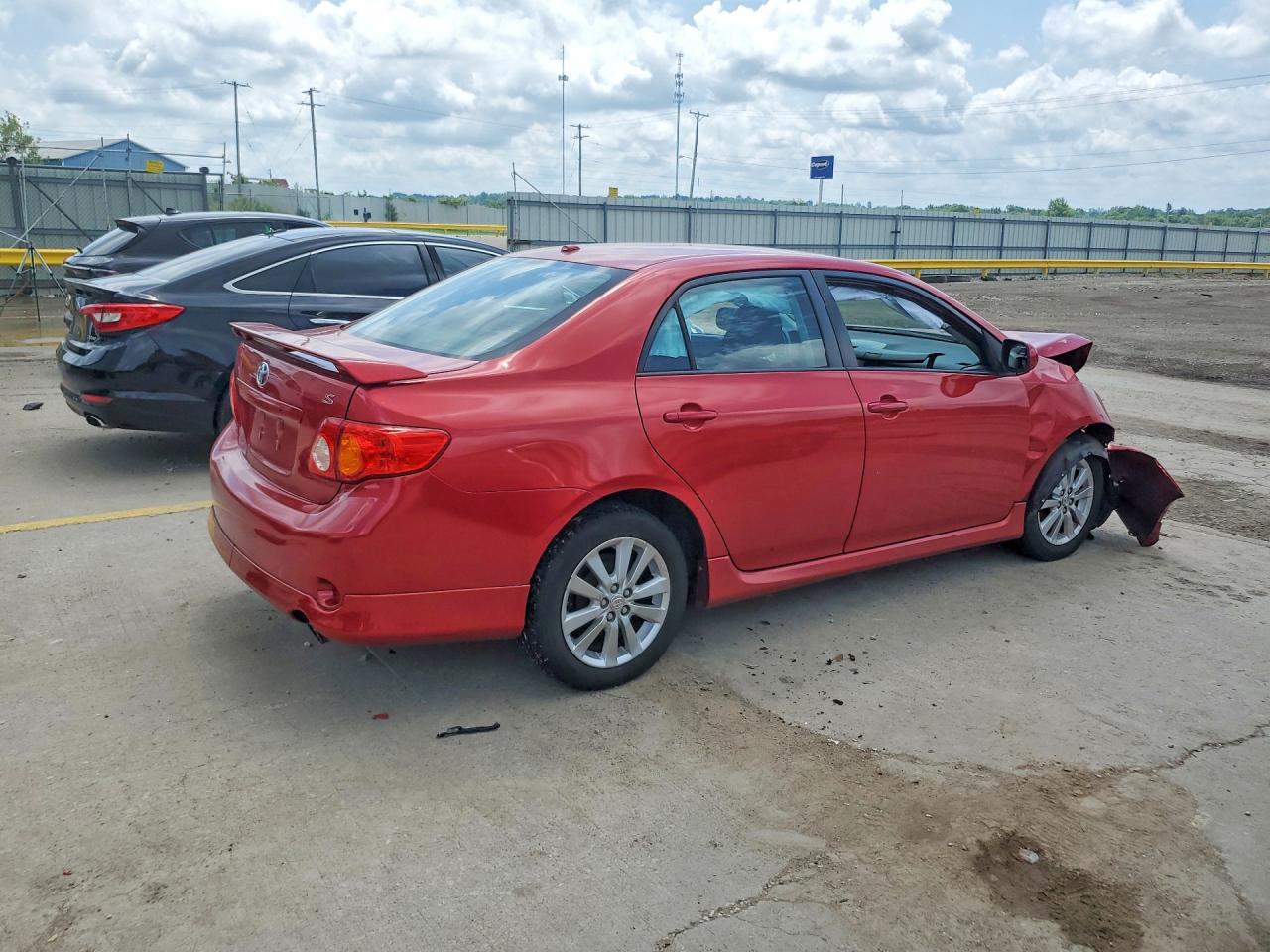 2010 Toyota Corolla S Red vin: 1NXBU4EE2AZ330138