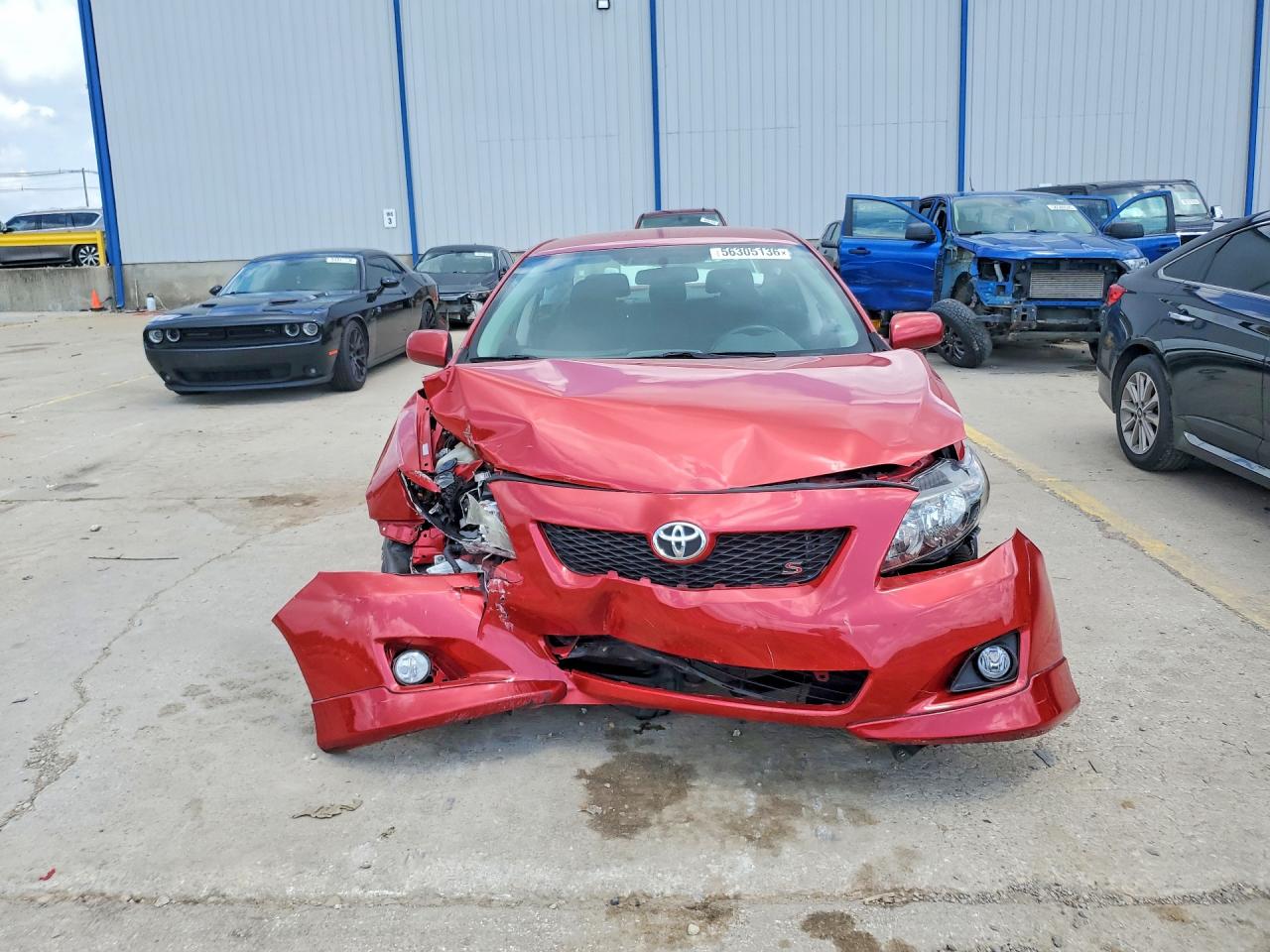 2010 Toyota Corolla S Red vin: 1NXBU4EE2AZ330138