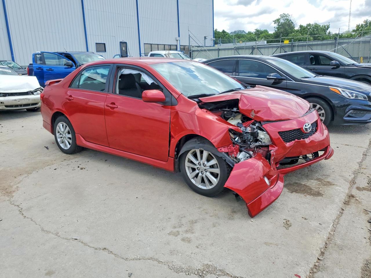 2010 Toyota Corolla S Red vin: 1NXBU4EE2AZ330138