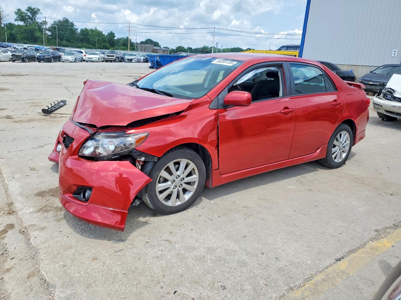 2010 Toyota Corolla S Red vin: 1NXBU4EE2AZ330138