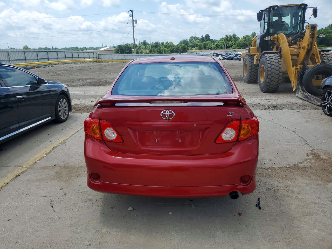 2010 Toyota Corolla S Red vin: 1NXBU4EE2AZ330138