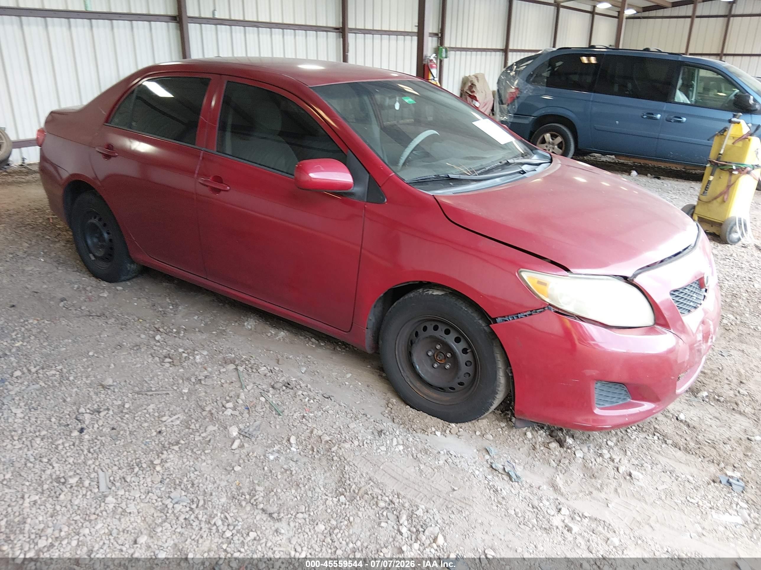 2010 Toyota Corolla Le Красный vin: 1NXBU4EE2AZ331757
