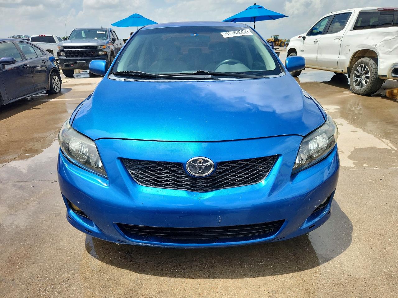 2010 Toyota Corolla Le Blue vin: 1NXBU4EE2AZ339809