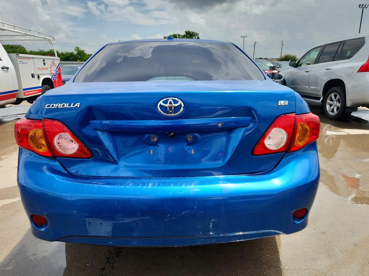 2010 Toyota Corolla Le Blue vin: 1NXBU4EE2AZ339809