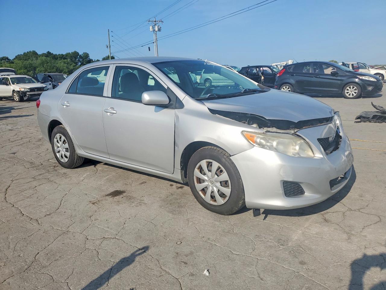 2010 Toyota Corolla Le Серебряный vin: 1NXBU4EE2AZ342404