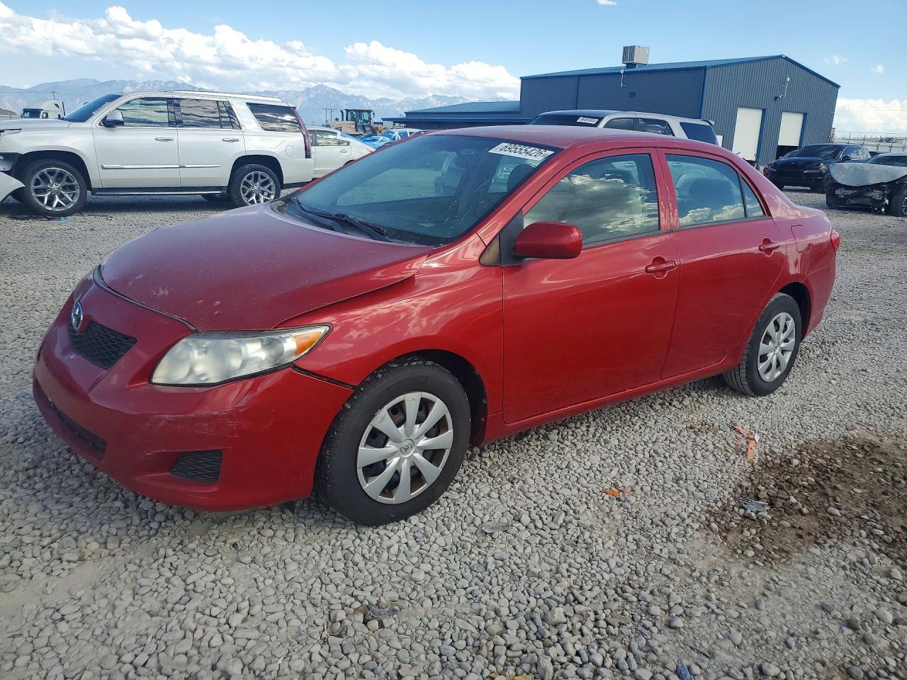 2010 Toyota Corolla Le Red vin: 1NXBU4EE2AZ356612