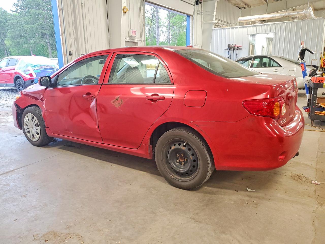 2010 Toyota Corolla Le Красный vin: 1NXBU4EE2AZ371563