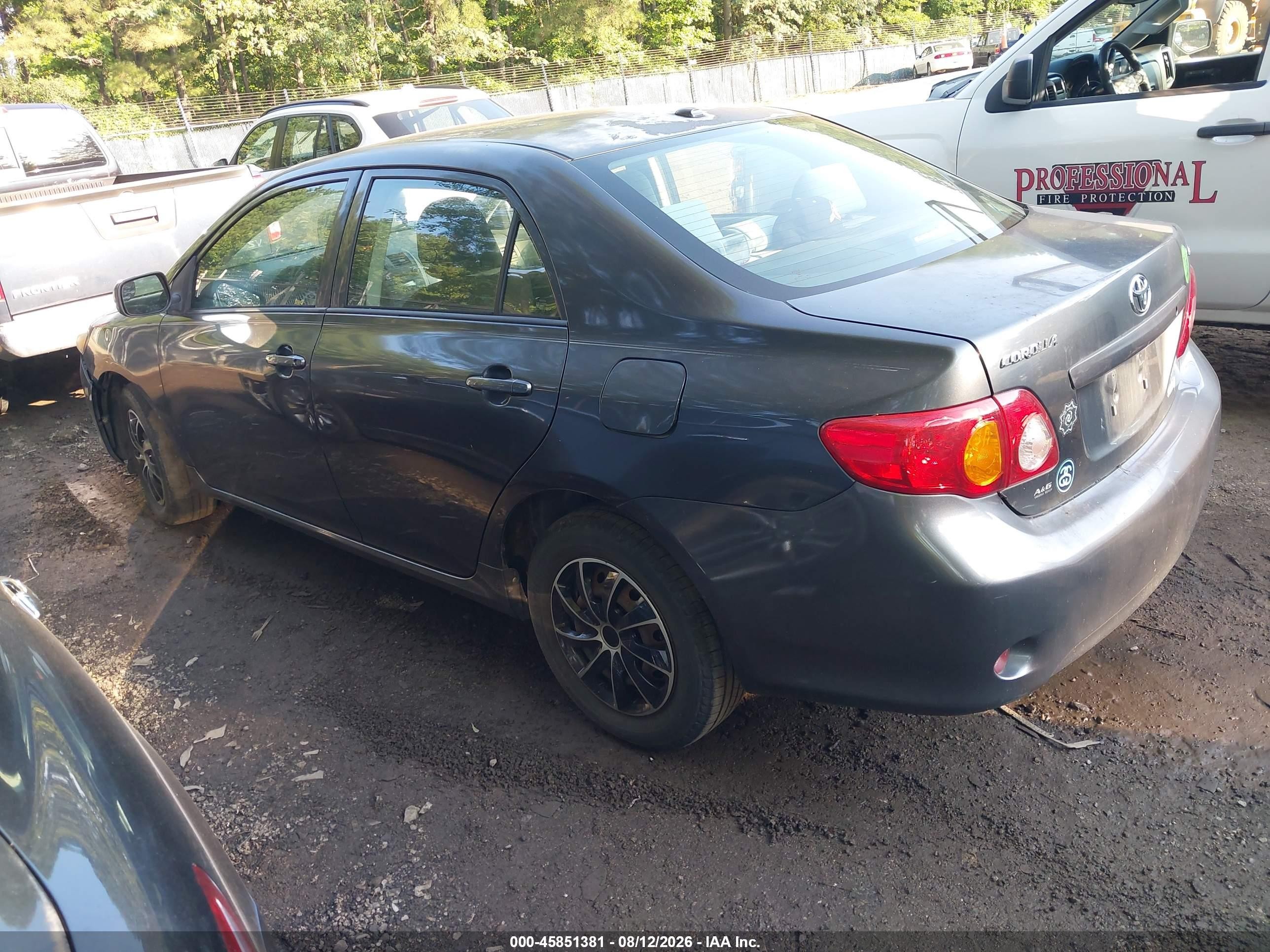 2010 Toyota Corolla Le Gray vin: 1NXBU4EE3AZ169251