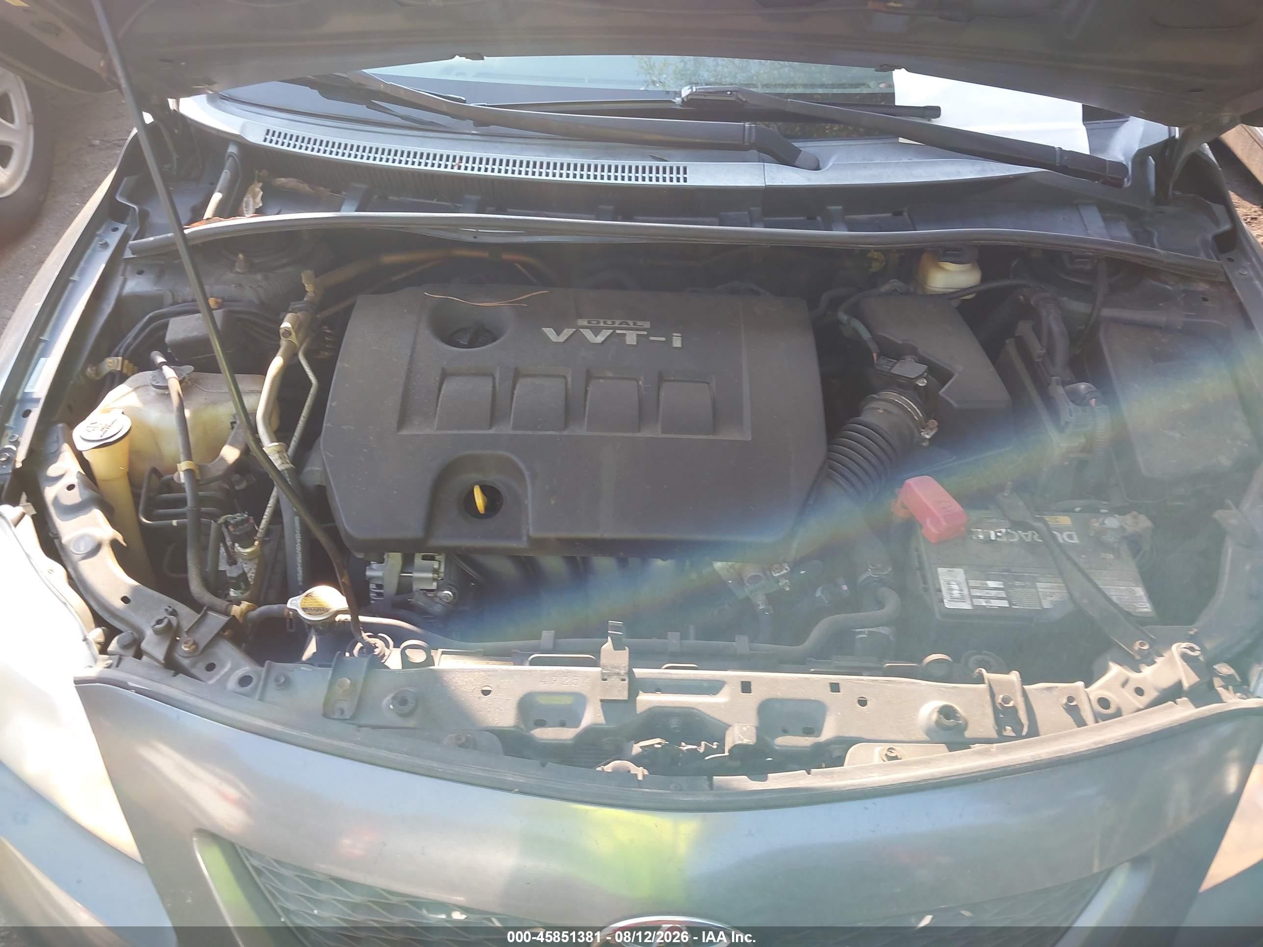 2010 Toyota Corolla Le Gray vin: 1NXBU4EE3AZ169251