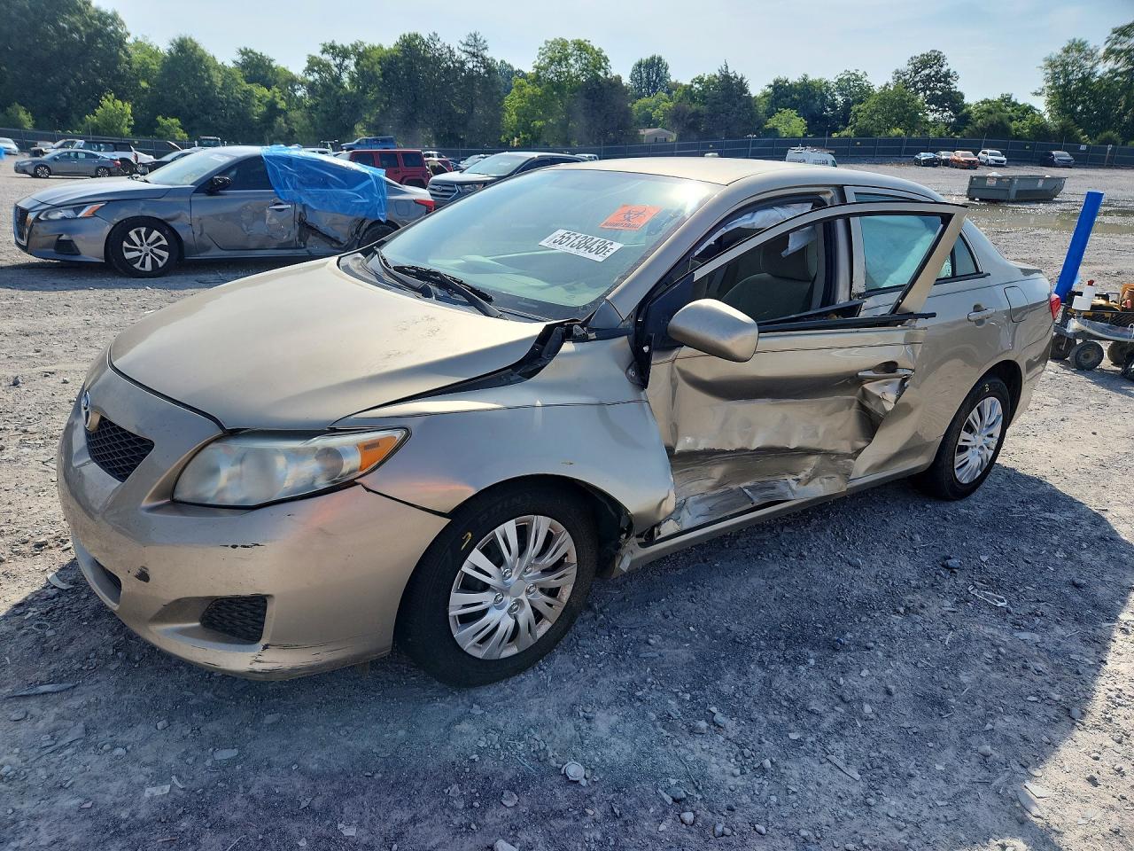 2010 Toyota Corolla Le Gold vin: 1NXBU4EE3AZ184316