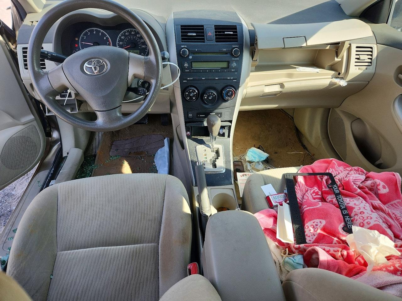 2010 Toyota Corolla Le Gold vin: 1NXBU4EE3AZ184316
