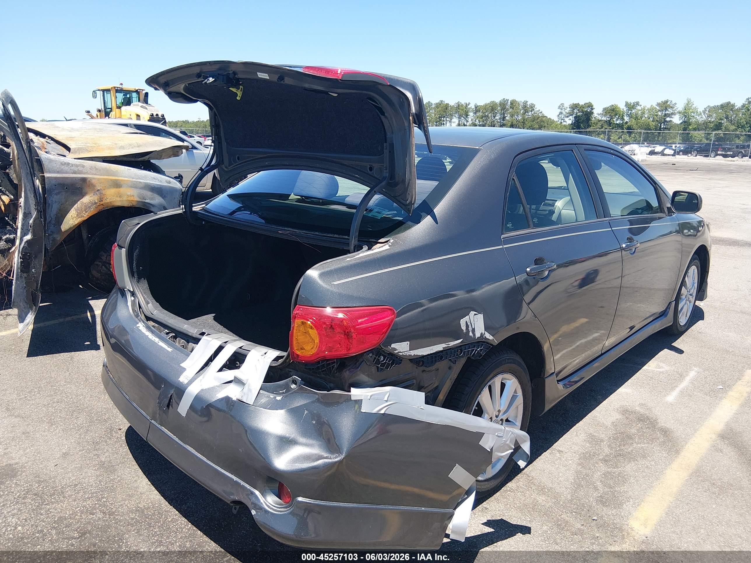2010 Toyota Corolla S/le/xle Gray vin: 1NXBU4EE3AZ185613