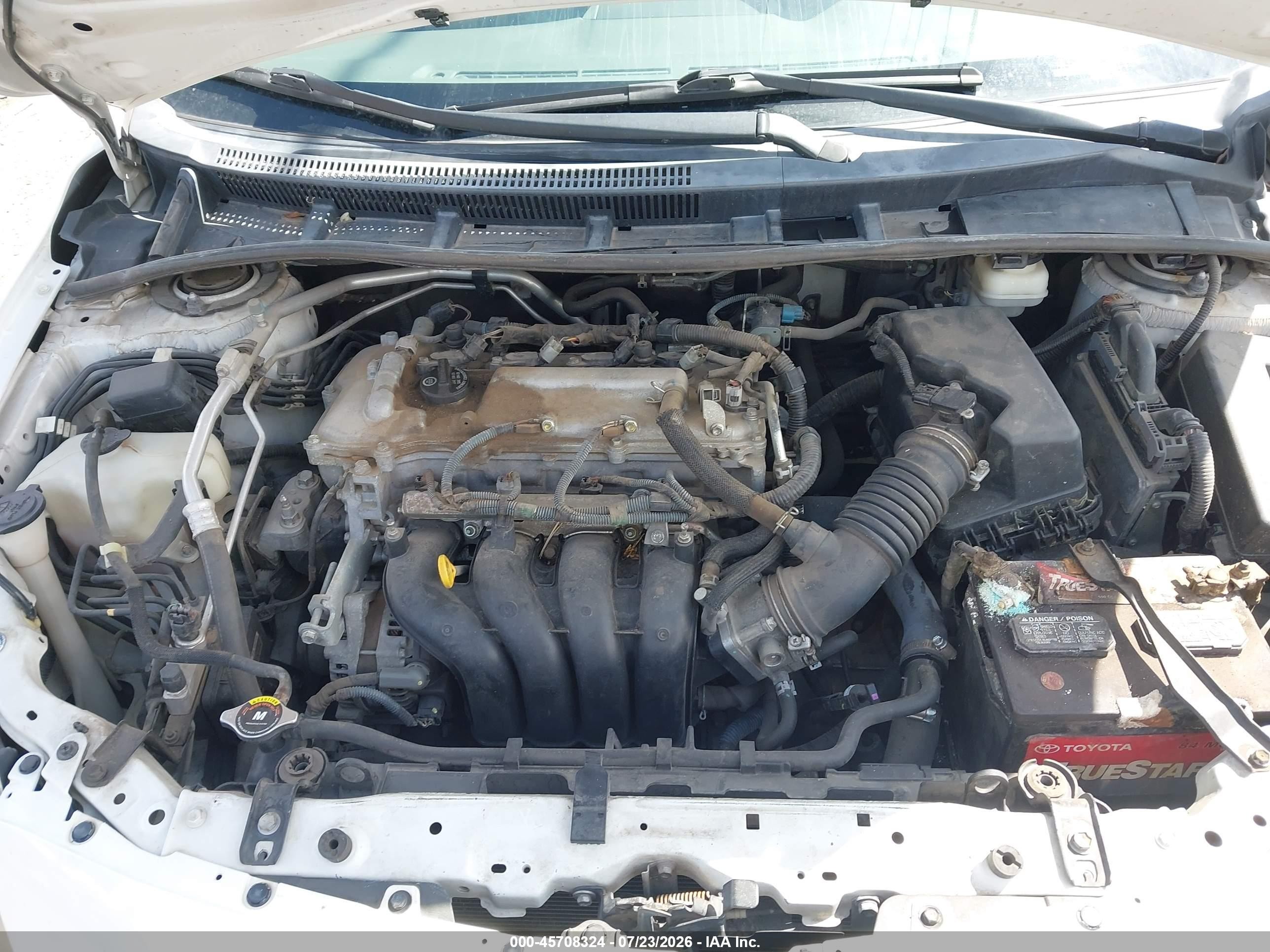 2010 Toyota Corolla Le White vin: 1NXBU4EE3AZ199723