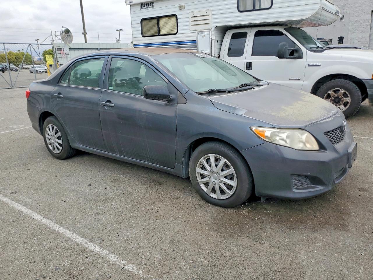 2010 Toyota Corolla Base Gray vin: 1NXBU4EE3AZ206928