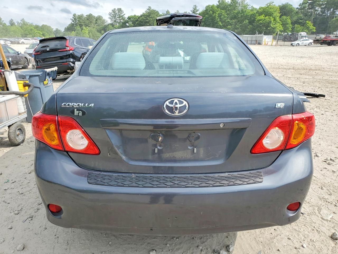 2010 Toyota Corolla Le Gray vin: 1NXBU4EE3AZ209215