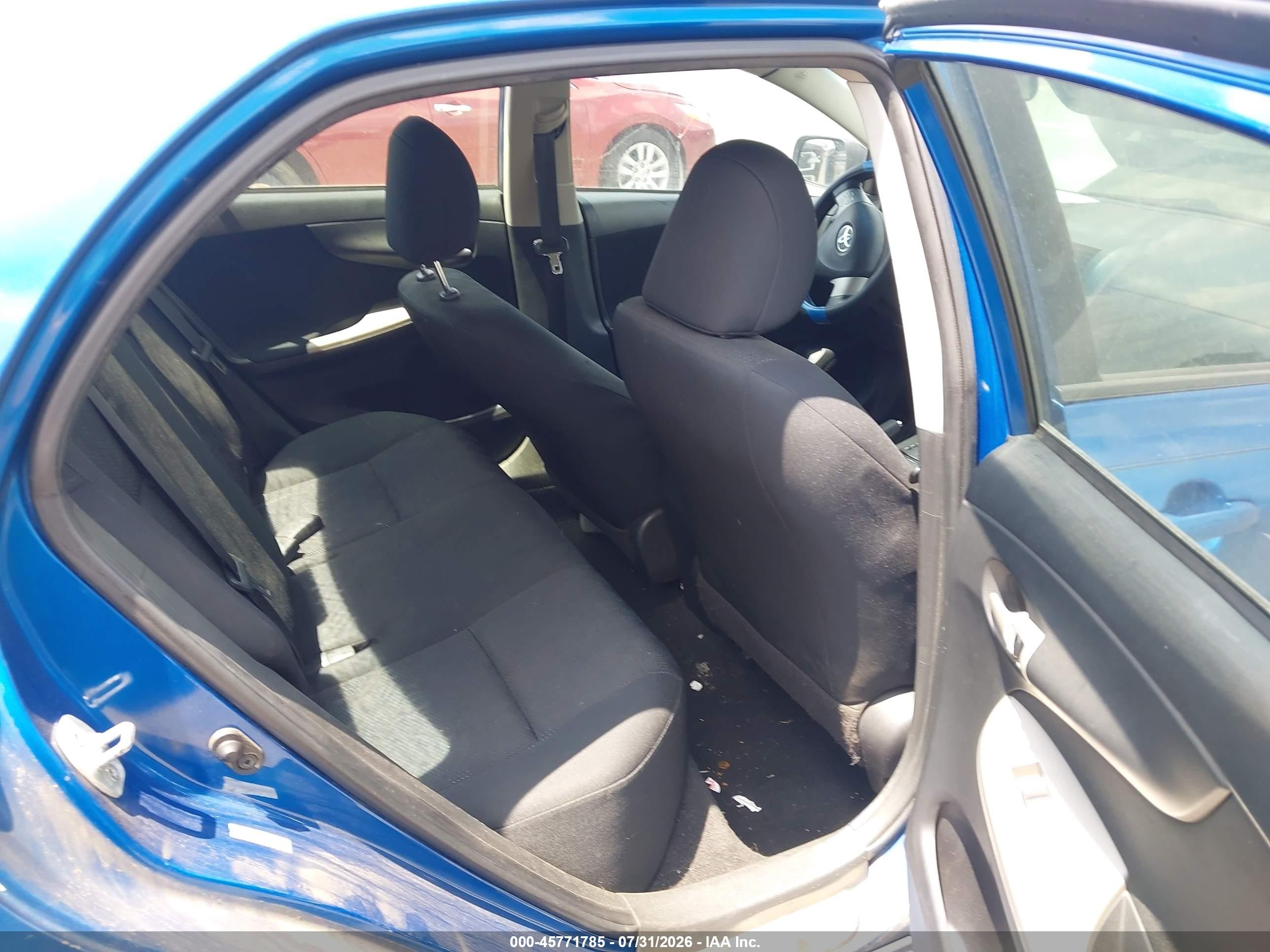 2010 Toyota Corolla S Blue vin: 1NXBU4EE3AZ216570