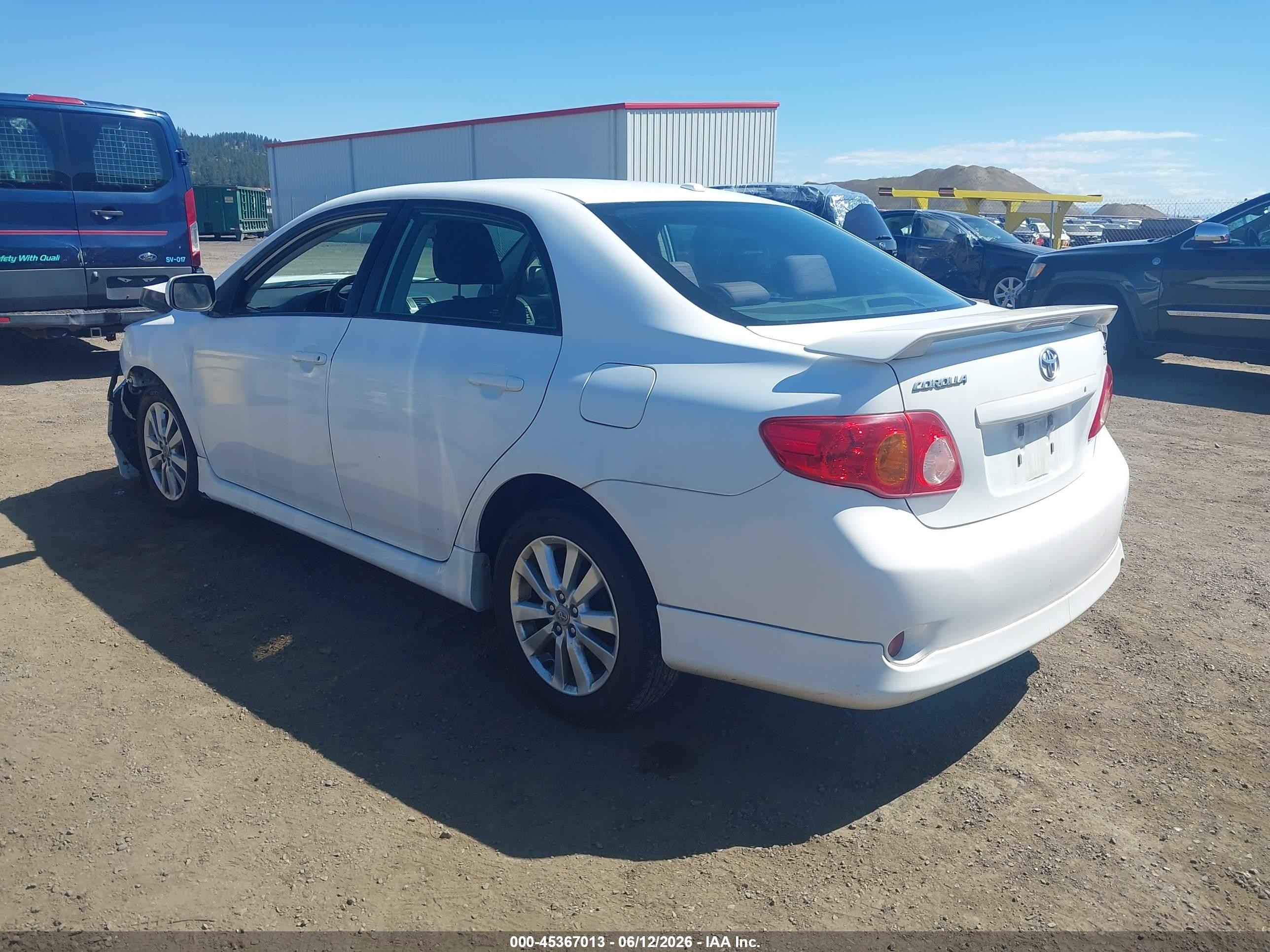 2010 Toyota Corolla S White vin: 1NXBU4EE3AZ217816