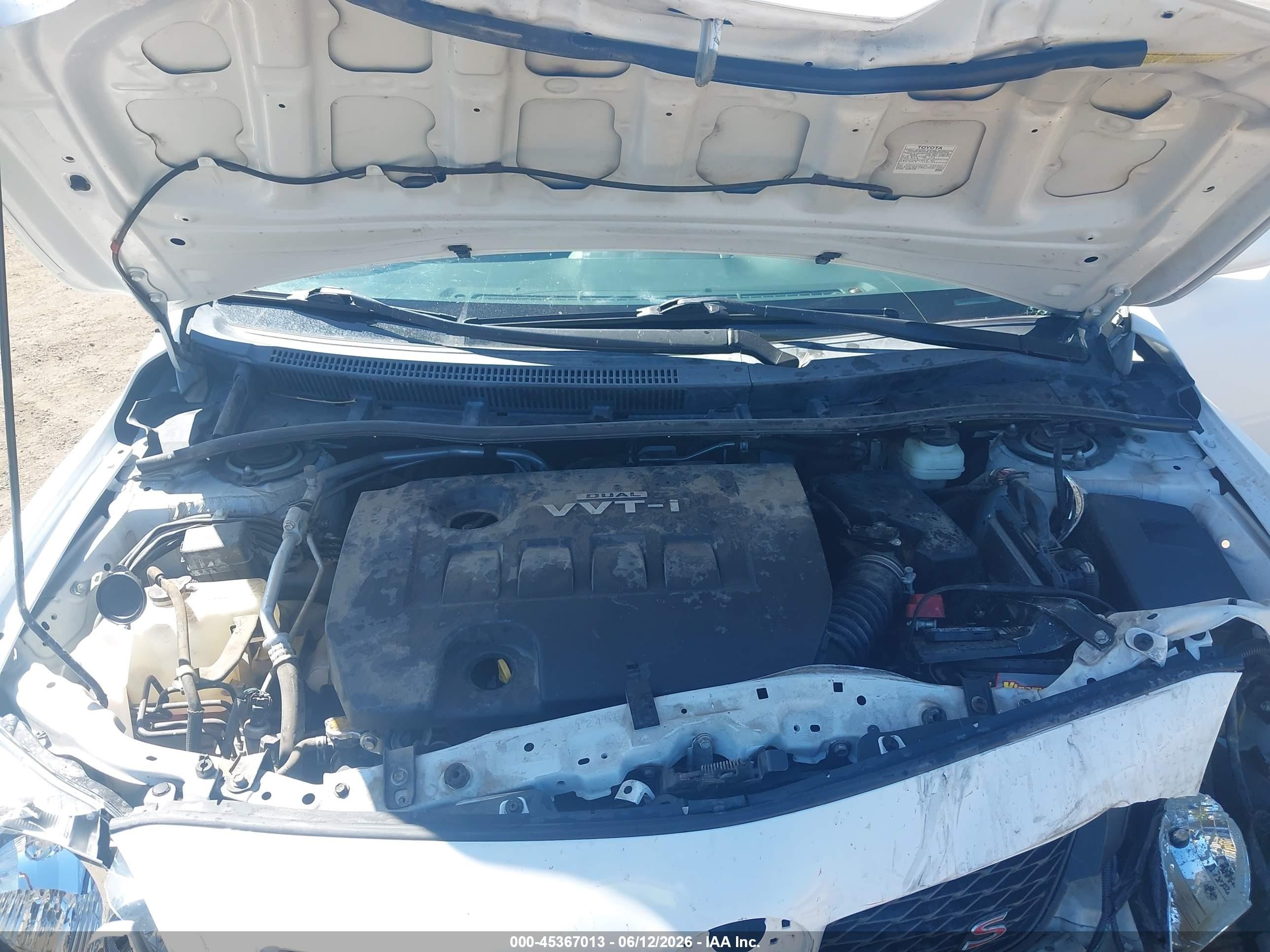 2010 Toyota Corolla S White vin: 1NXBU4EE3AZ217816